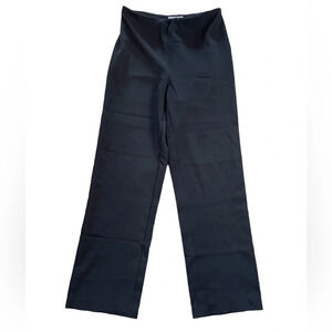 Joseph Ribkoff Wide Leg Black Dress Pants High Rise Size 4 Lagenlook Office Wear